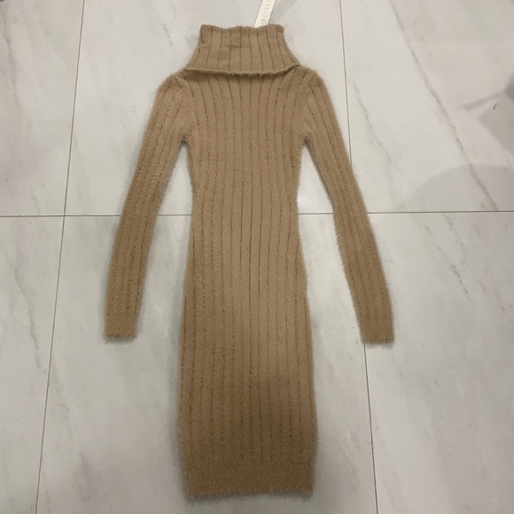 NWT MESHKI Ella rolled neck long sleeve mini dress - Picture 3 of 9